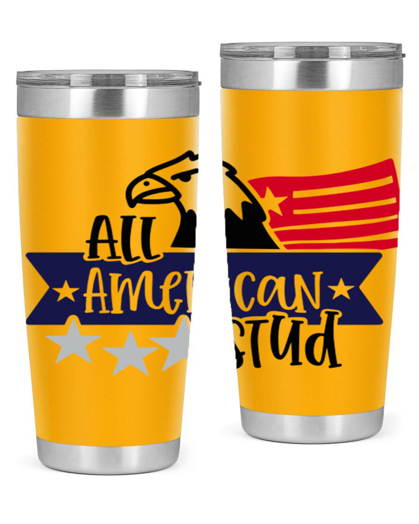 All American Stud Style 142#- Fourt Of July- Tumbler