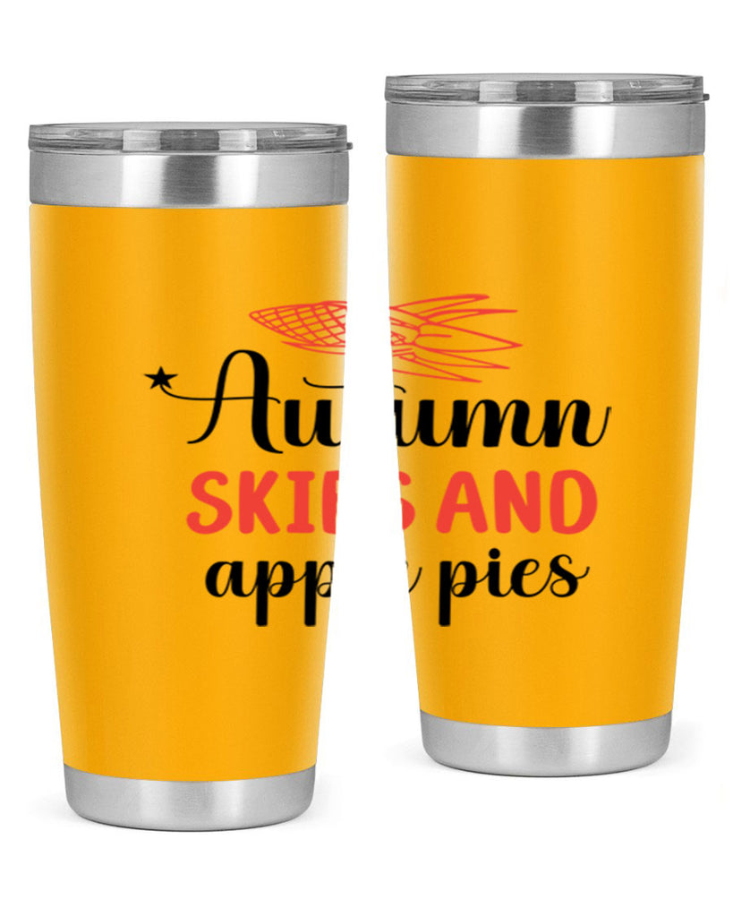 Autumn skies and apple pies 29#- fall- Tumbler