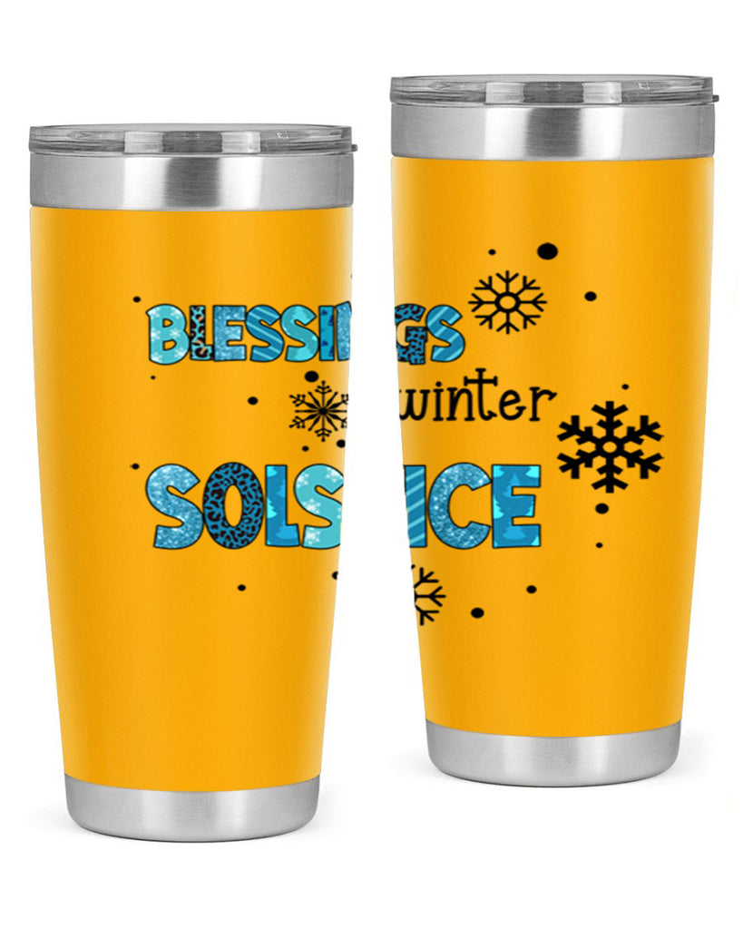 Blessings winter solstice 25#- winter- Tumbler