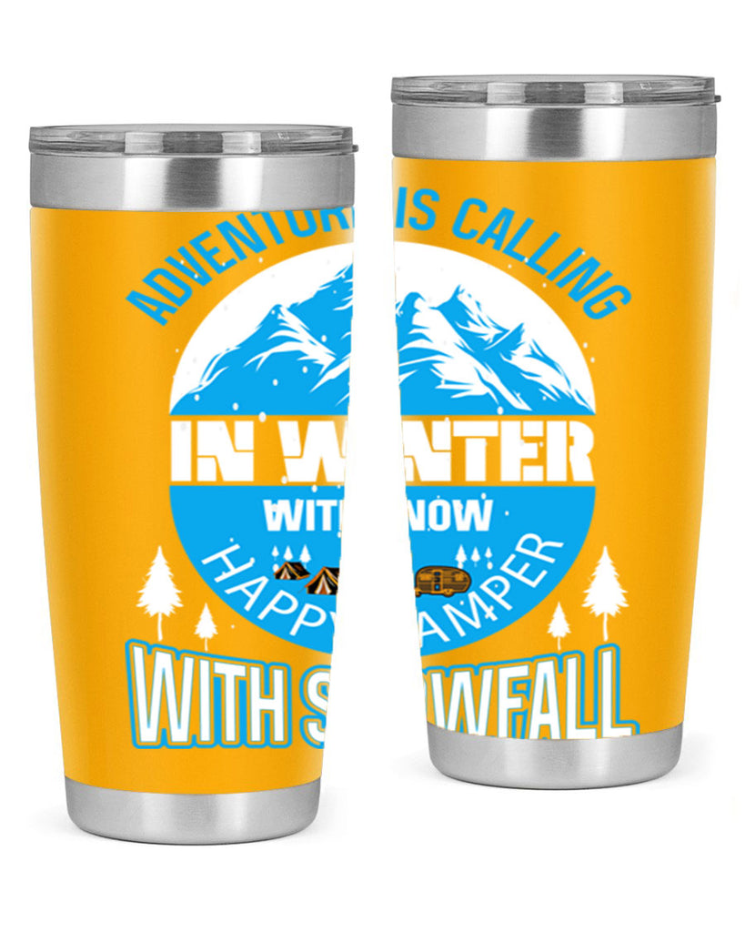 Camping Winter 39#- winter- Tumbler