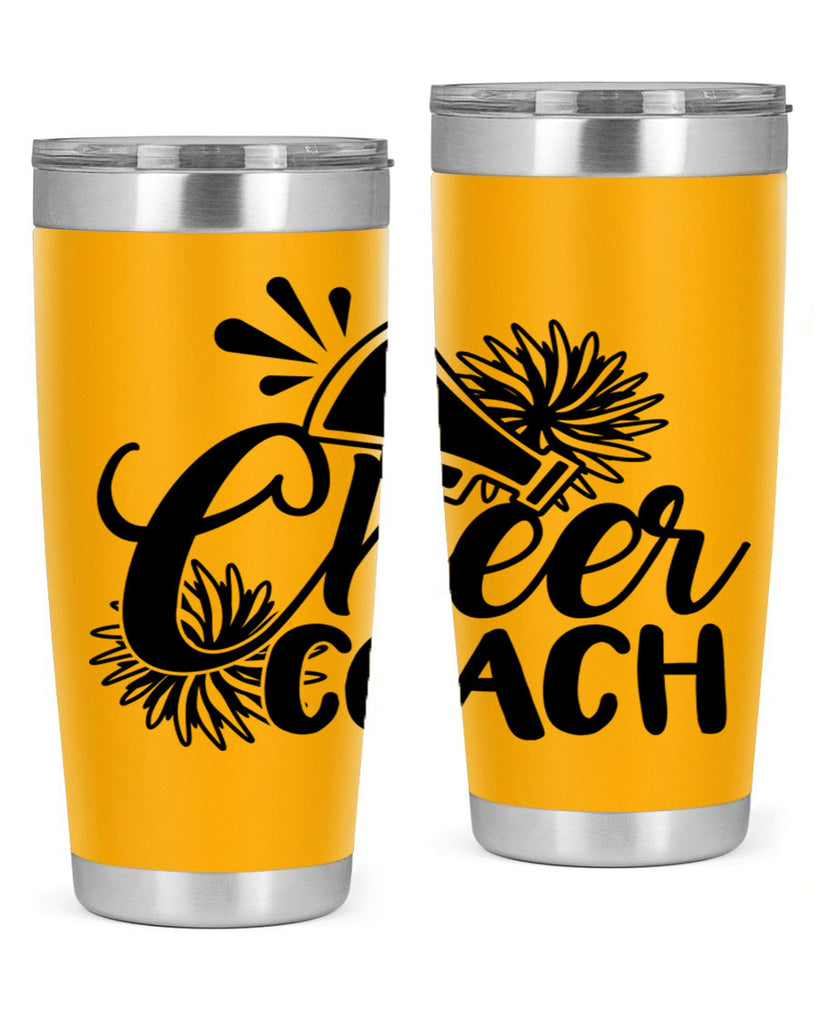 Cheer coach 1392#- cheer- Tumbler
