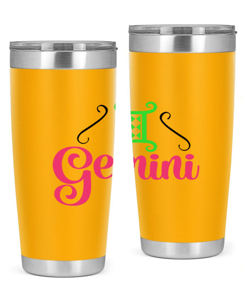 Gemini 224#- zodiac- Tumbler