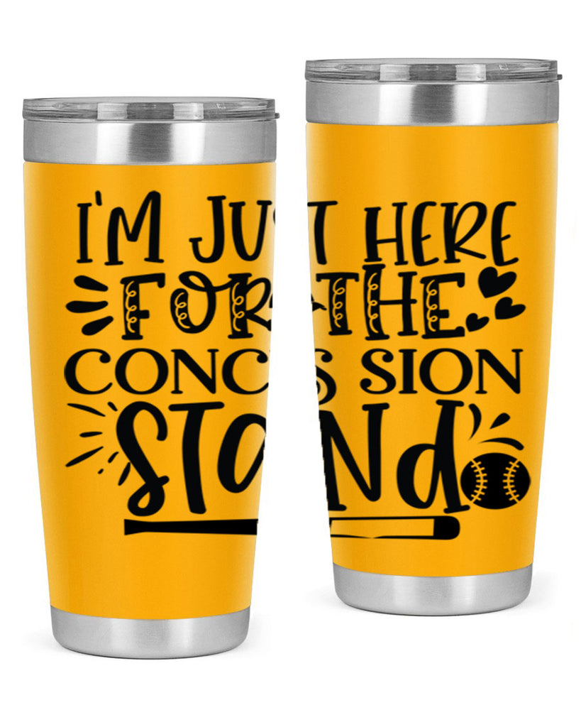 Im Just Here For the Conces sion stand 2072#- baseball- Tumbler