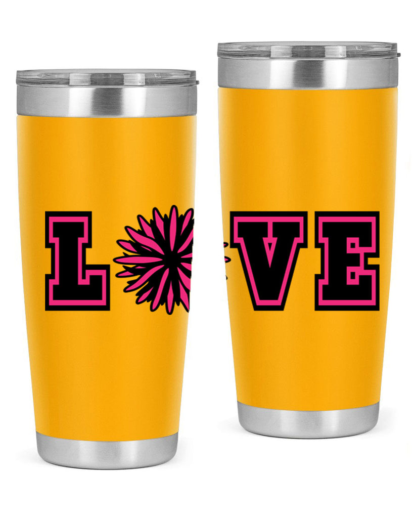 Love 694#- cheer- Tumbler