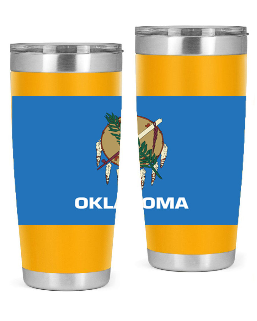 Oklahoma 16#- Us Flags- Tumbler