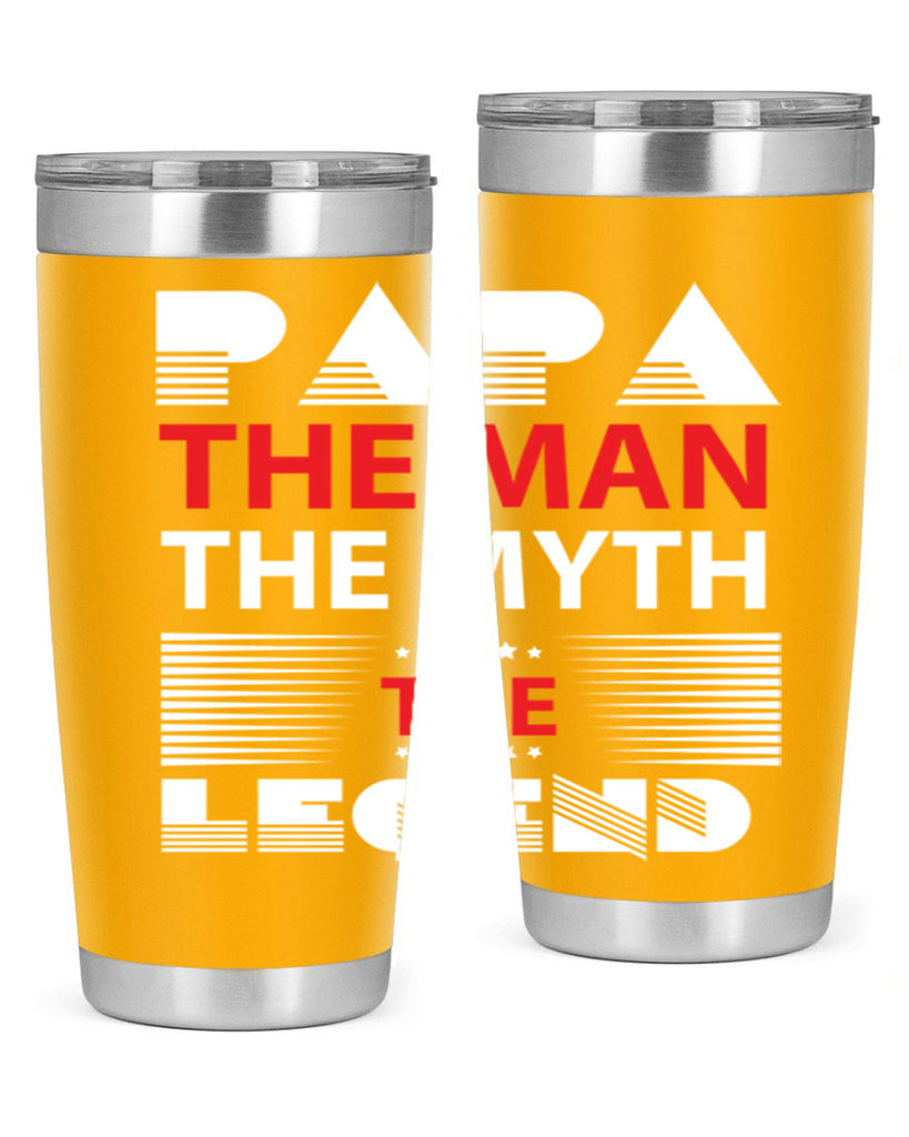PAPA THE MAN 114#- grandpa - papa- Tumbler