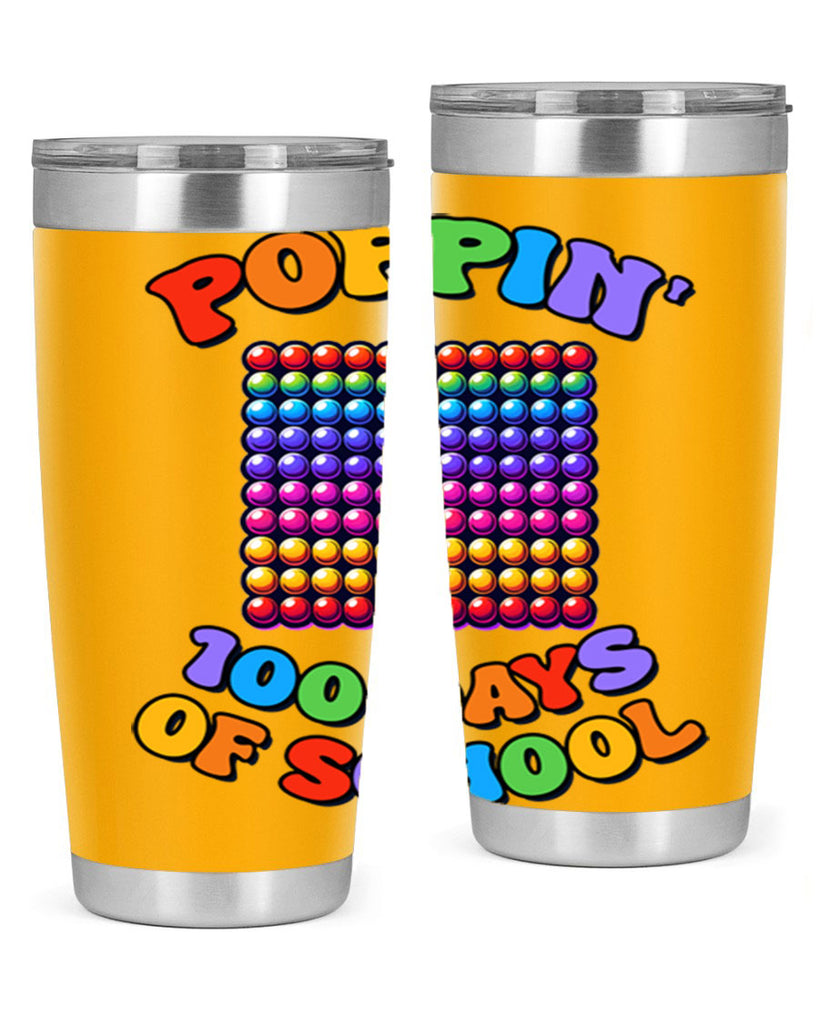 Poppin my way through PNG 54#- 100 days of school- Tumbler
