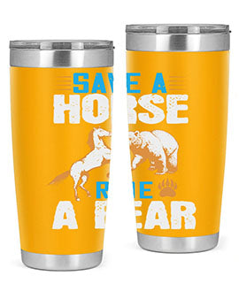 Save a horse, ride a bear 27#- Bears- Tumbler