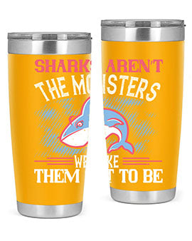 Sharks aren’t the monsters we make them out to be Style 24#- shark  fish- Tumbler