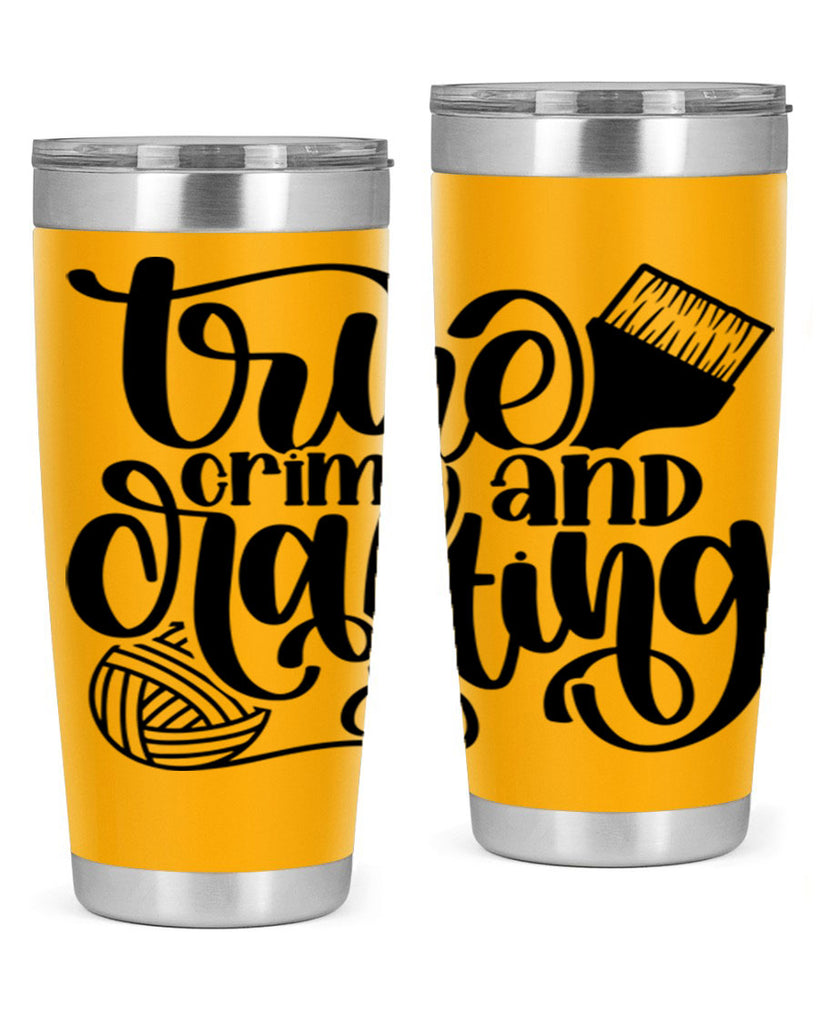 True Crime And Crafting 3#- crafting- Tumbler