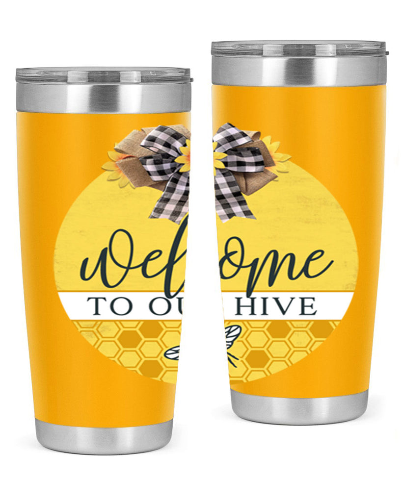 Welcome to our Hive complete yellow Mockup589#- spring- Tumbler