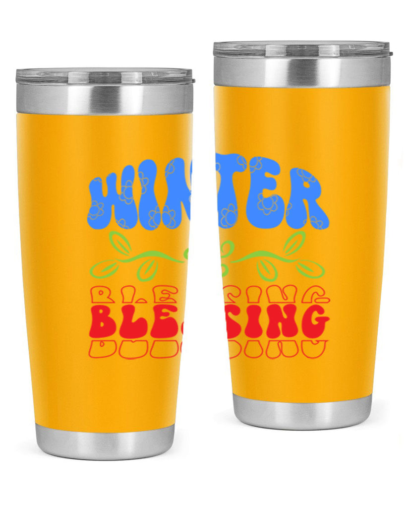 Winter blessing 487#- winter- Tumbler
