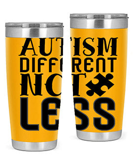 autism different not less Style 6#- autism- Tumbler