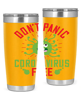 dont panic coronavirus free Style 43#- corona virus- Tumbler