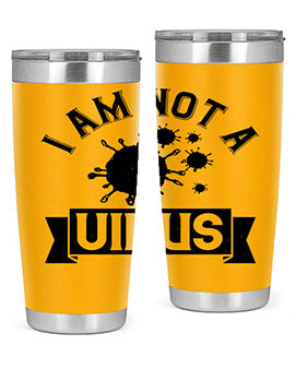 i am not a virus Style 35#- corona virus- Tumbler