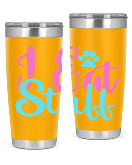 i eat stuff Style 82#- dog- Tumbler