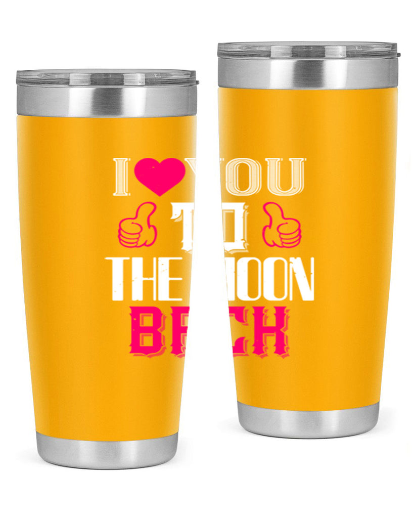 ilove you to the moon beach 49#- valentines day- Tumbler