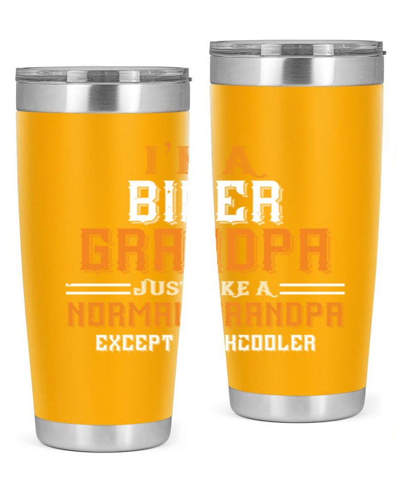 im a biker grandpa just like a normal grandpa except muchcooler 38#- grandpa - papa- Tumbler