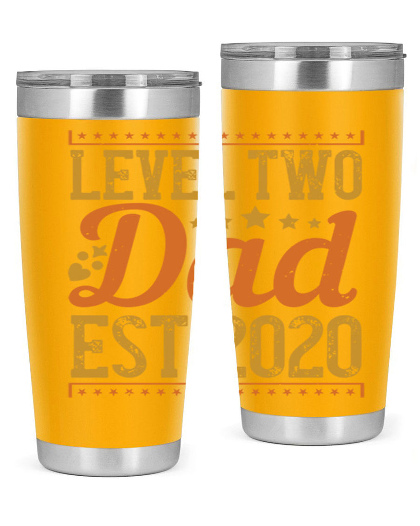 level dad est 189#- fathers day- Tumbler
