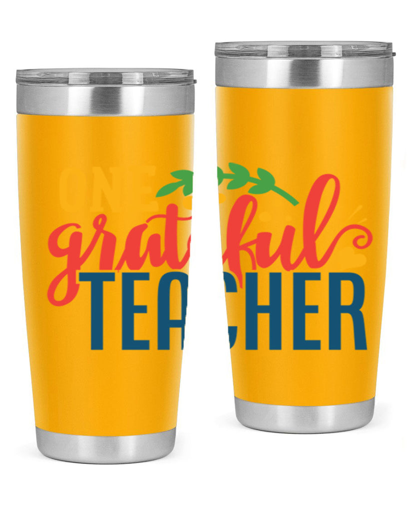 one grateful teacher Style 167#- teacher- tumbler
