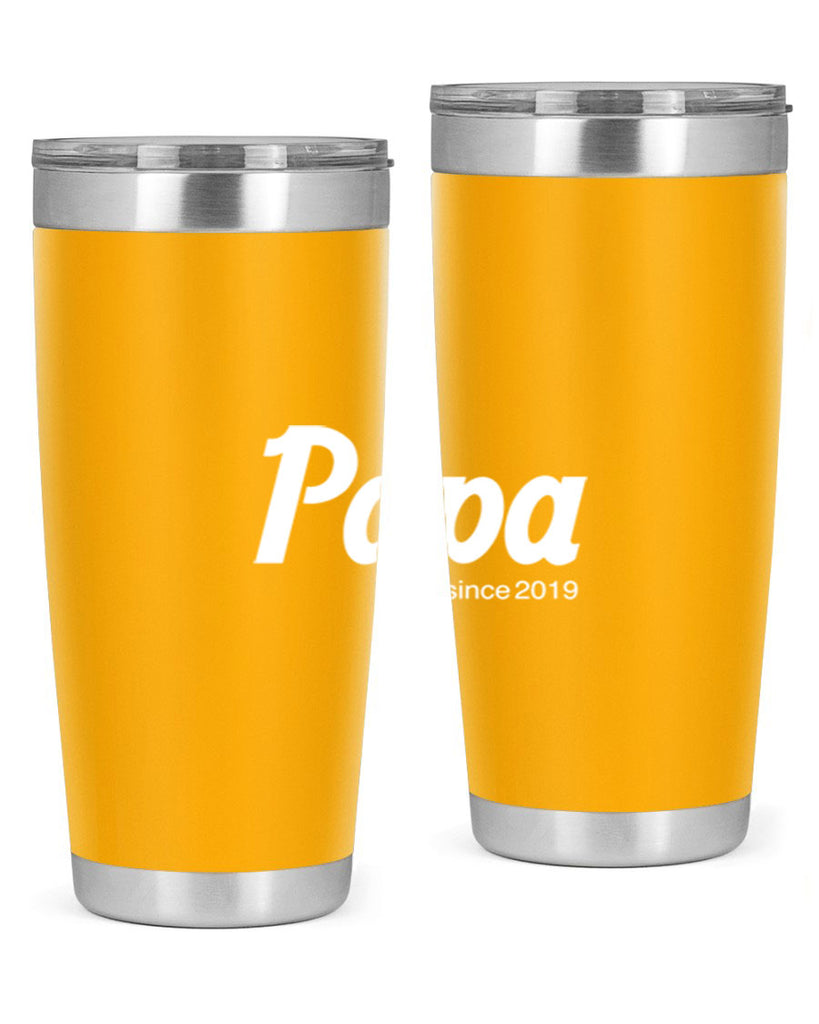 papa since 128#- grandpa - papa- Tumbler