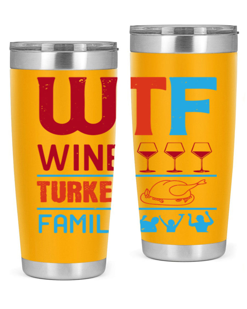 wtf wine turkey family 102#- wine- Tumbler