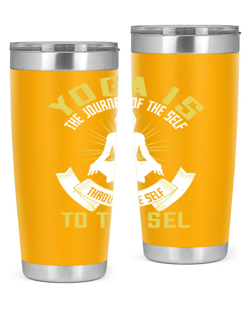 yoga is the journey of the self through the self to the sel 20#- yoga- Tumbler