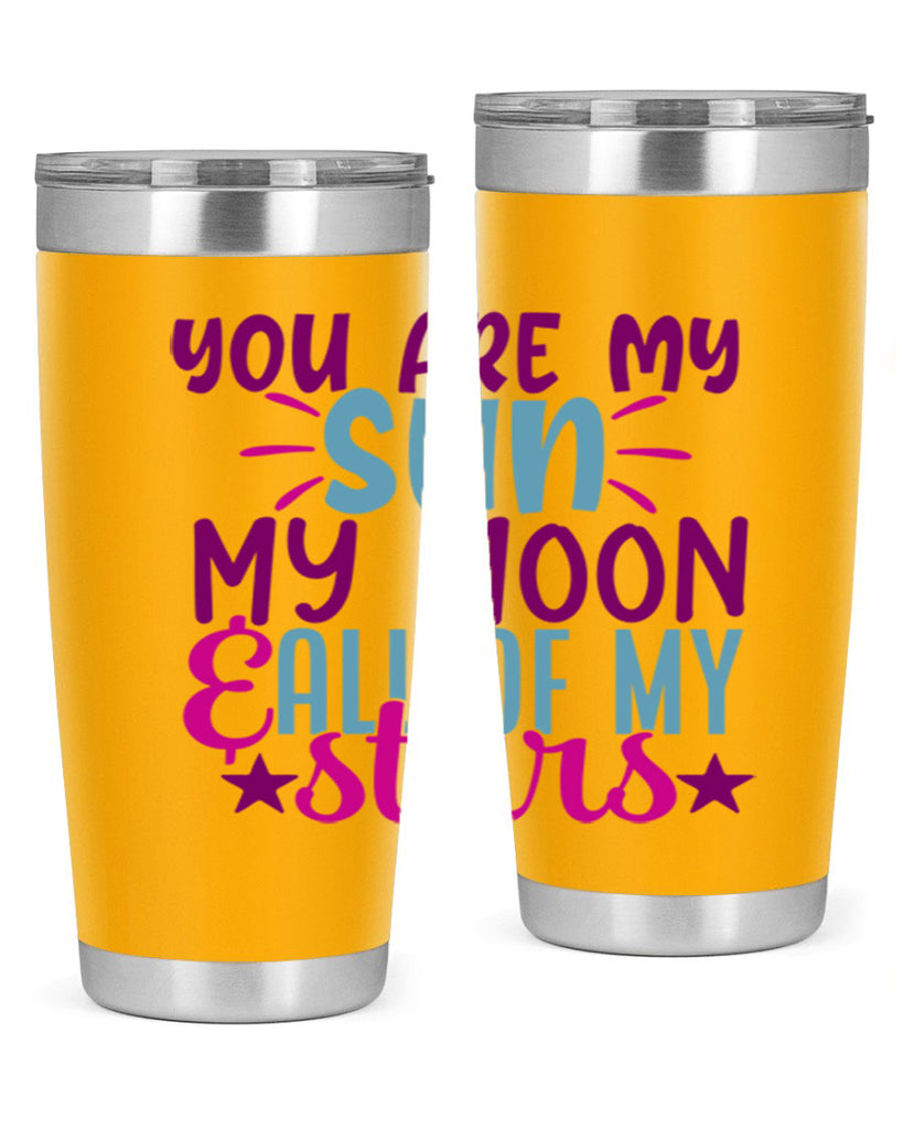 you are my sun my moon all of my stars 5#- family- Tumbler