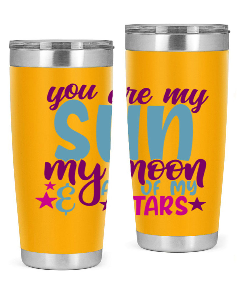 you are my sun my moon all of my stars 6#- family- Tumbler