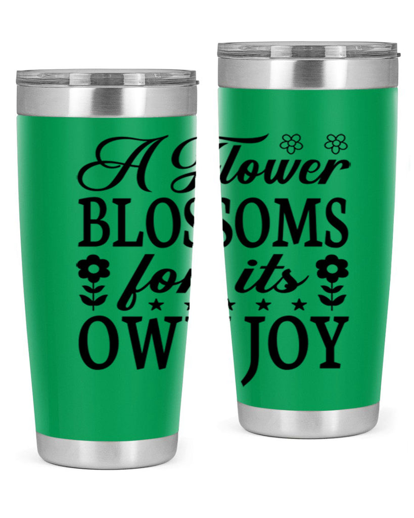 A flower blossoms for its 13#- spring- Tumbler