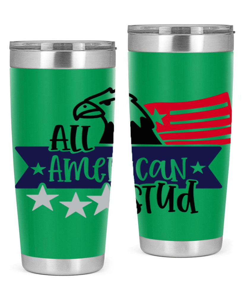 All American Stud Style 142#- Fourt Of July- Tumbler