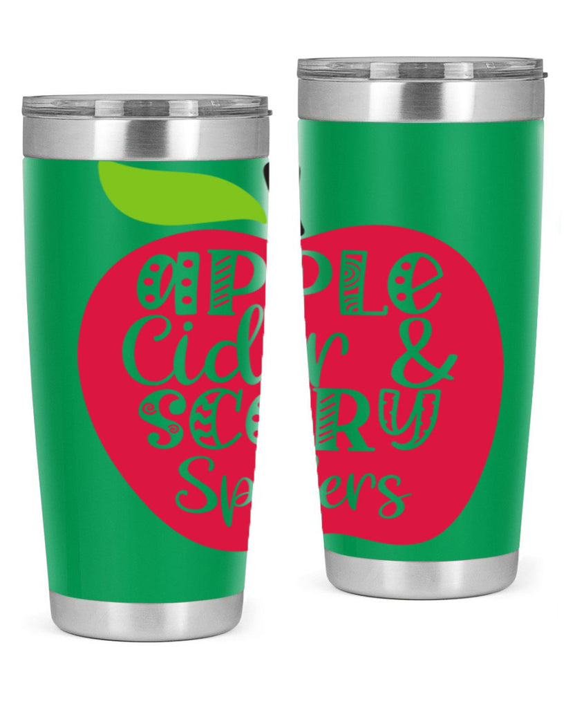 Apple Cider Scary Spiders 10#- fall- Tumbler