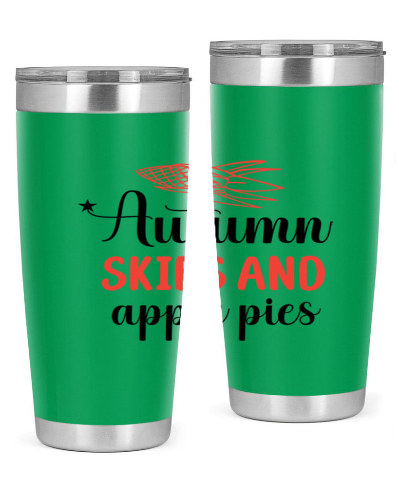 Autumn skies and apple pies 29#- fall- Tumbler