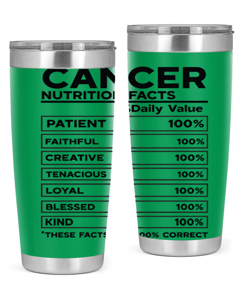 Cancer Nutrition Facts 148#- zodiac- Tumbler