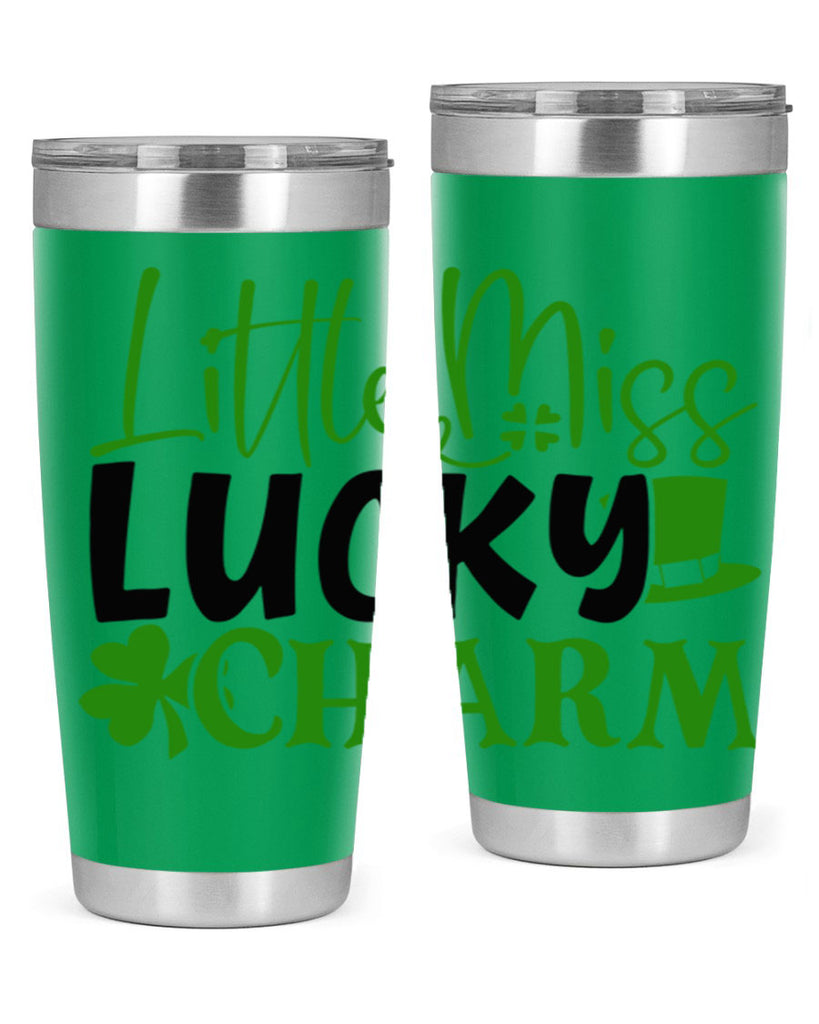 Little Miss Lucky Charm Style 154#- St Patricks Day- Tumbler