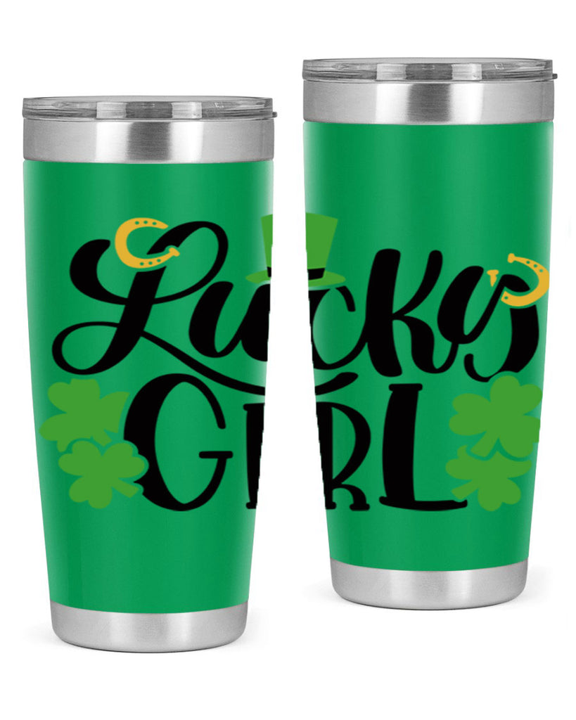 Lucky Girl Style 56#- St Patricks Day- Tumbler