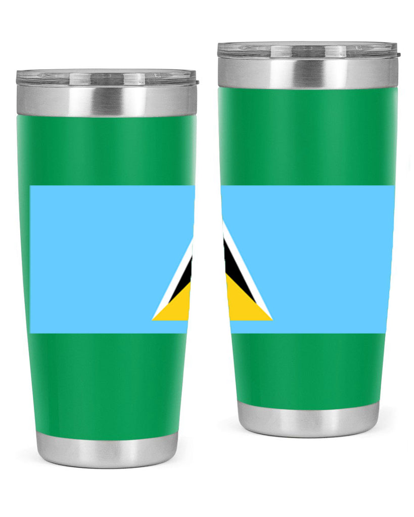 Saint Lucia 51#- world flags- Tumbler
