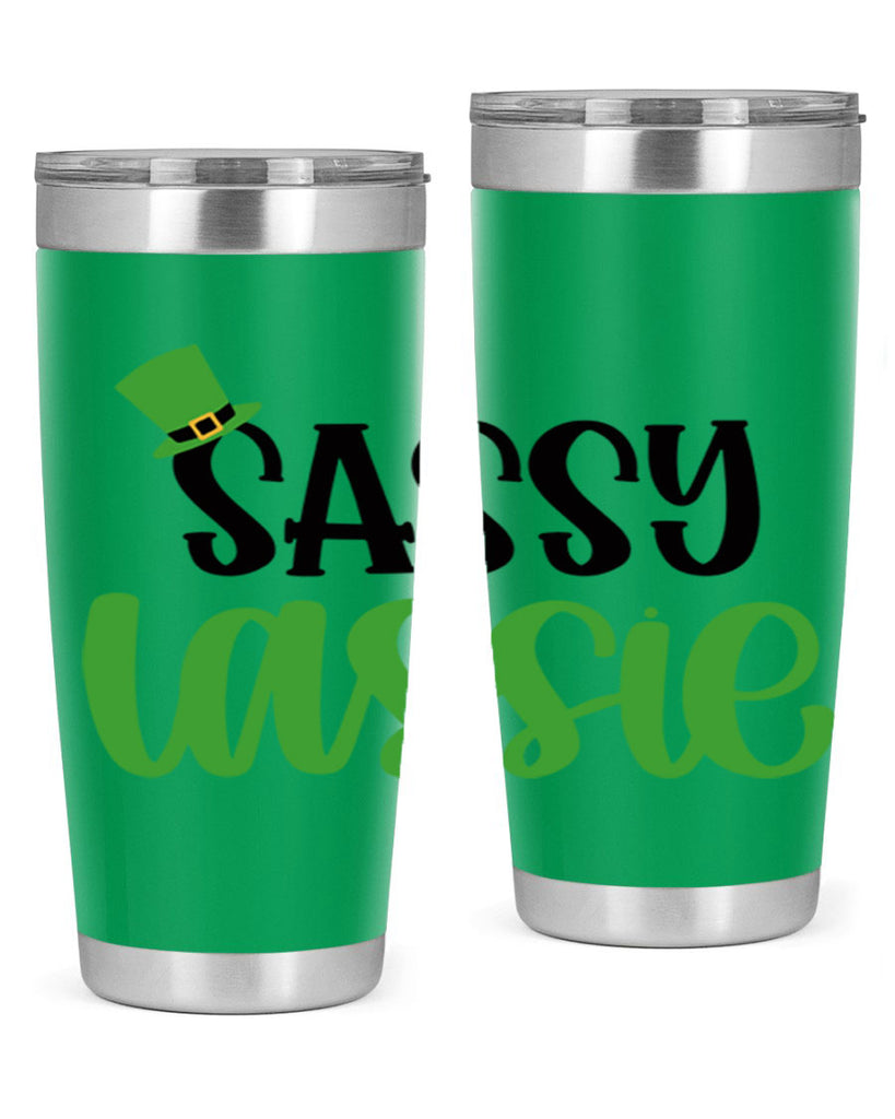 Sassy Iassie Style 34#- St Patricks Day- Tumbler