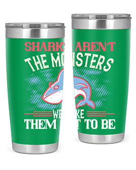 Sharks aren’t the monsters we make them out to be Style 24#- shark  fish- Tumbler
