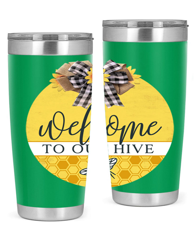 Welcome to our Hive complete yellow Mockup589#- spring- Tumbler