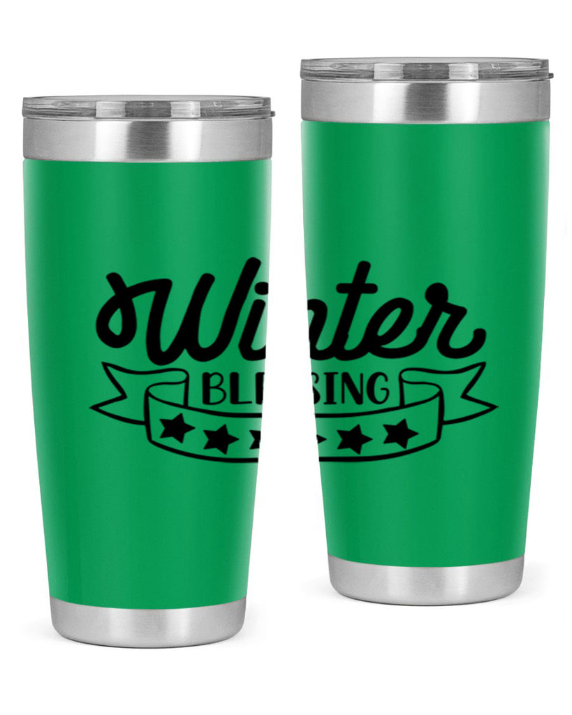 Winter Blessing 485#- winter- Tumbler