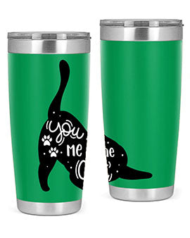 You Me The Cat Style 111#- cat- Tumbler
