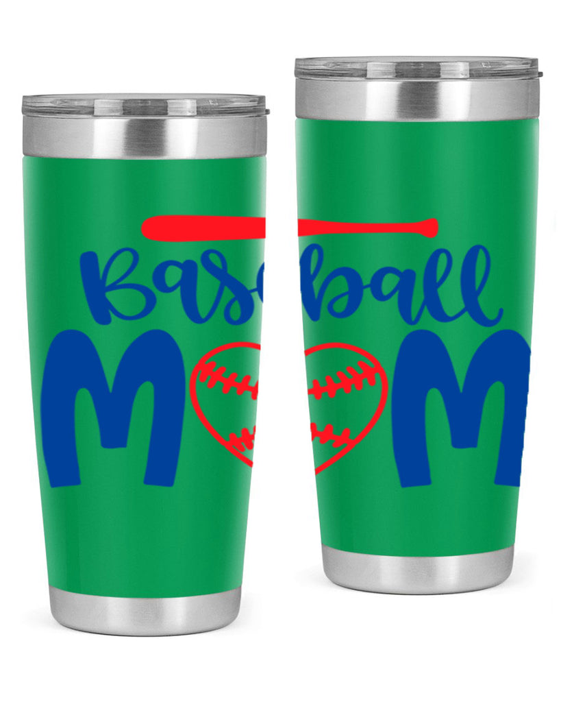 baseball mom 2077#- baseball- Tumbler