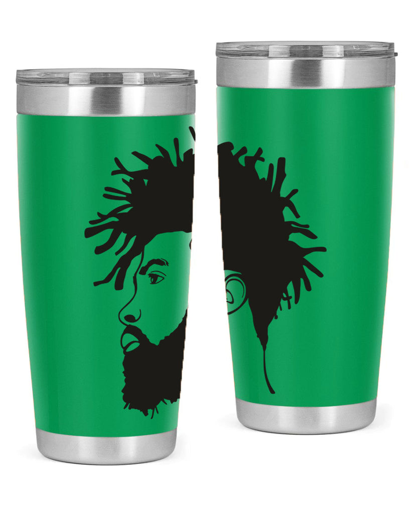 beardman 46#- black men - boys- tumbler