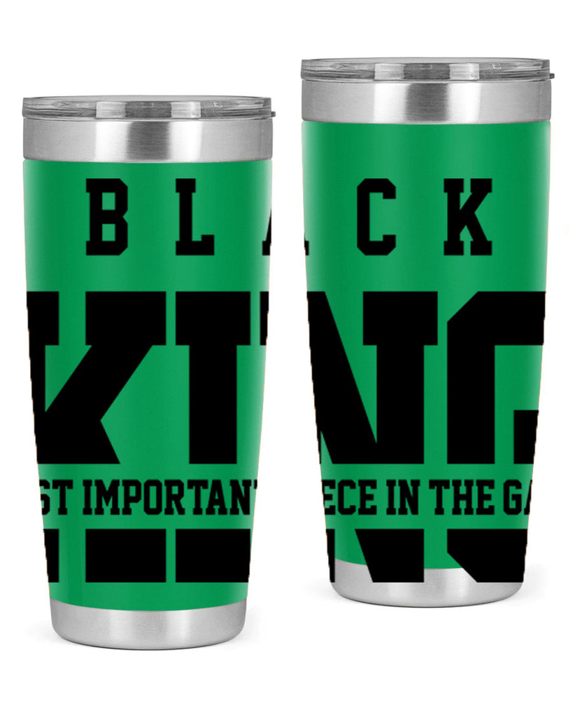 black king 230#- black words phrases- Cotton Tank