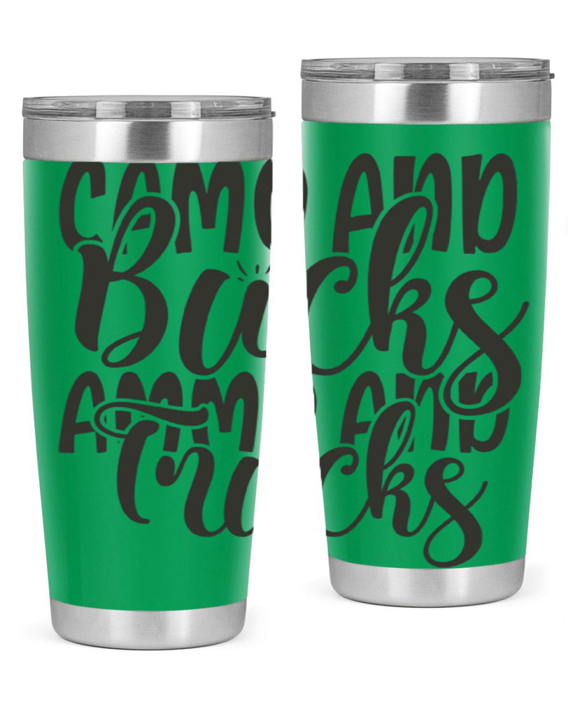 camo and bucks ammo and trucks 18#- hunting- Tumbler