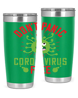 dont panic coronavirus free Style 43#- corona virus- Tumbler