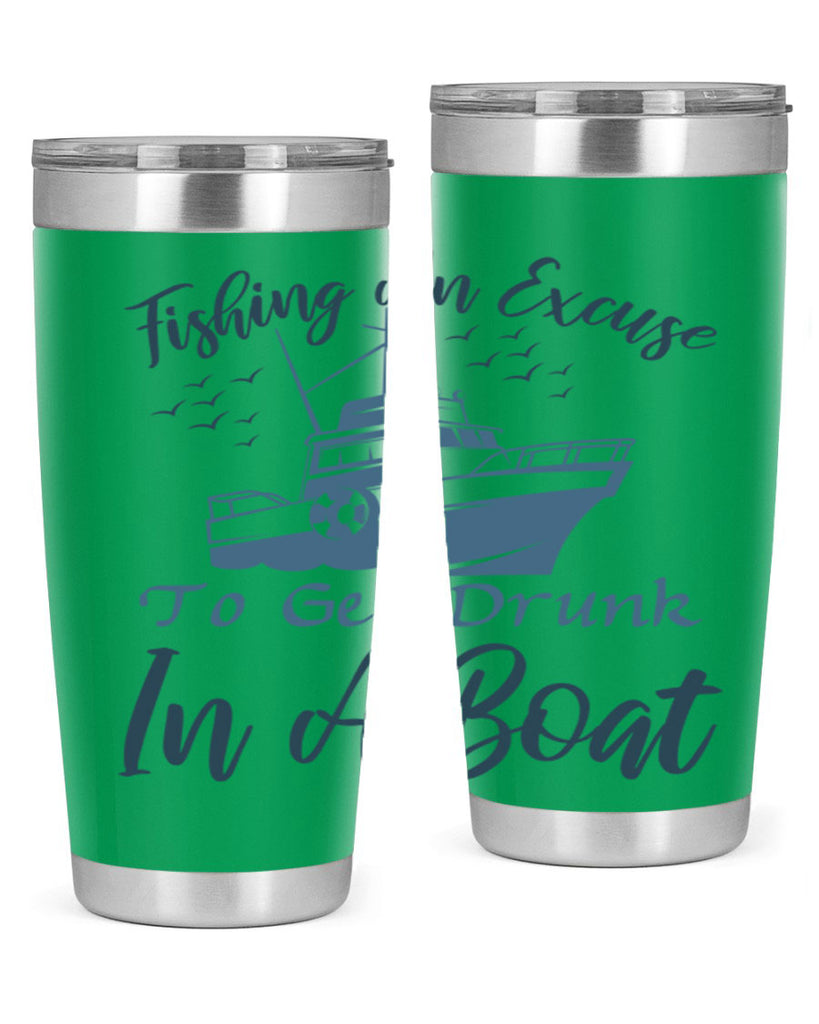 fishing an excuse 152#- fishing- Tumbler