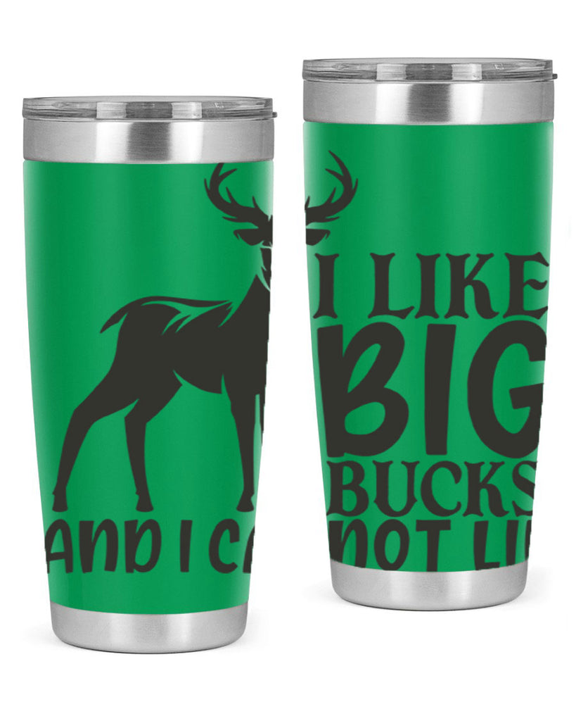 i like big bucks and i cannot lie 8#- hunting- Tumbler