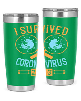 i survived corona virus Style 34#- corona virus- Tumbler
